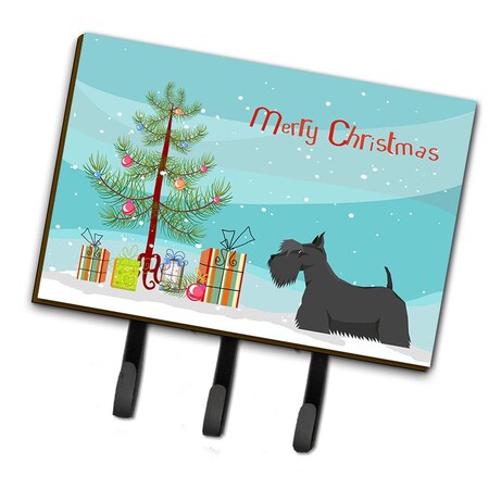 Carolines Treasures Scottish Terrier Christmas Tree Leash or Key Holder CK3560TH68